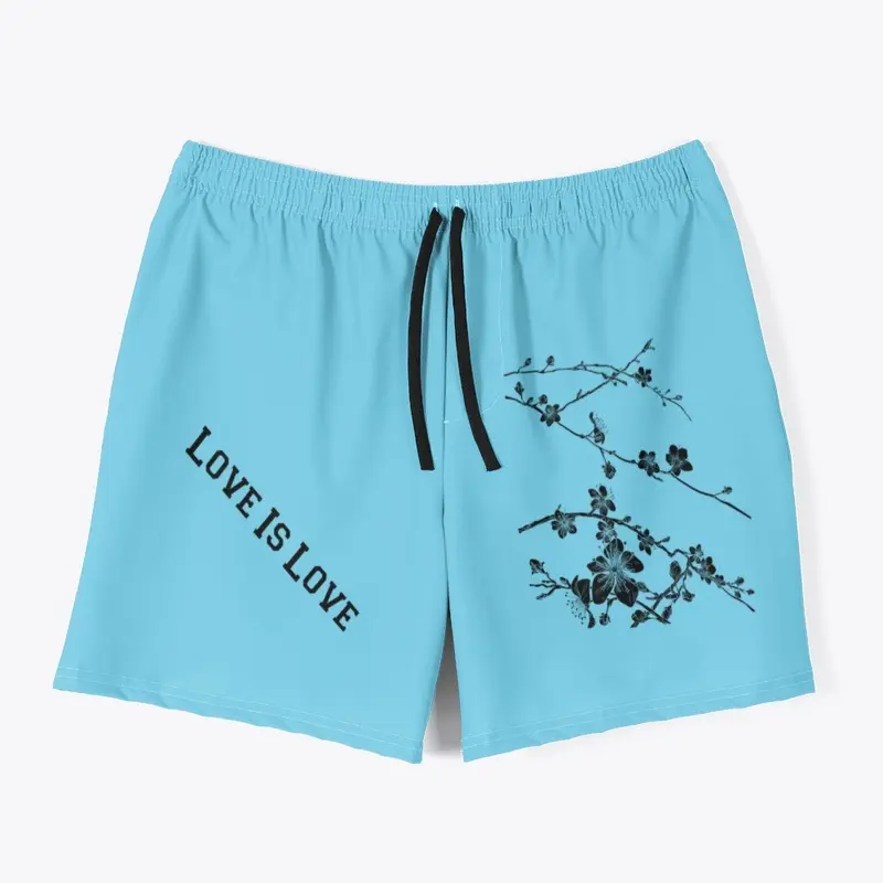 Love Is Love Swim Trunks